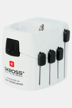 S-Kross Pro World Travel Adapter. With Ground Plugs 7.0 Amp, Wereldstekker