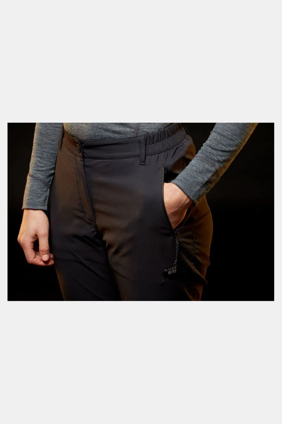 Sprayway All Day W Rainpant Short Dames