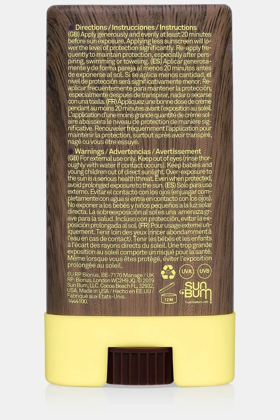Sun Bum Original SPF 30 Face Stick Zonnebrand