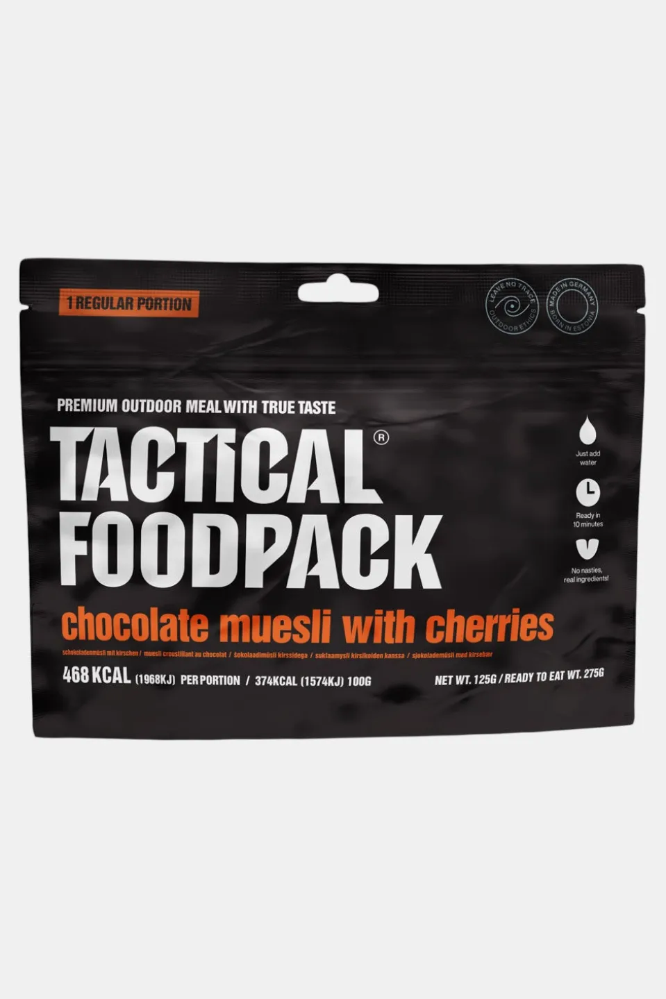 Tactical Foodpack Chocolate Muesli With Cherries Maaltijd