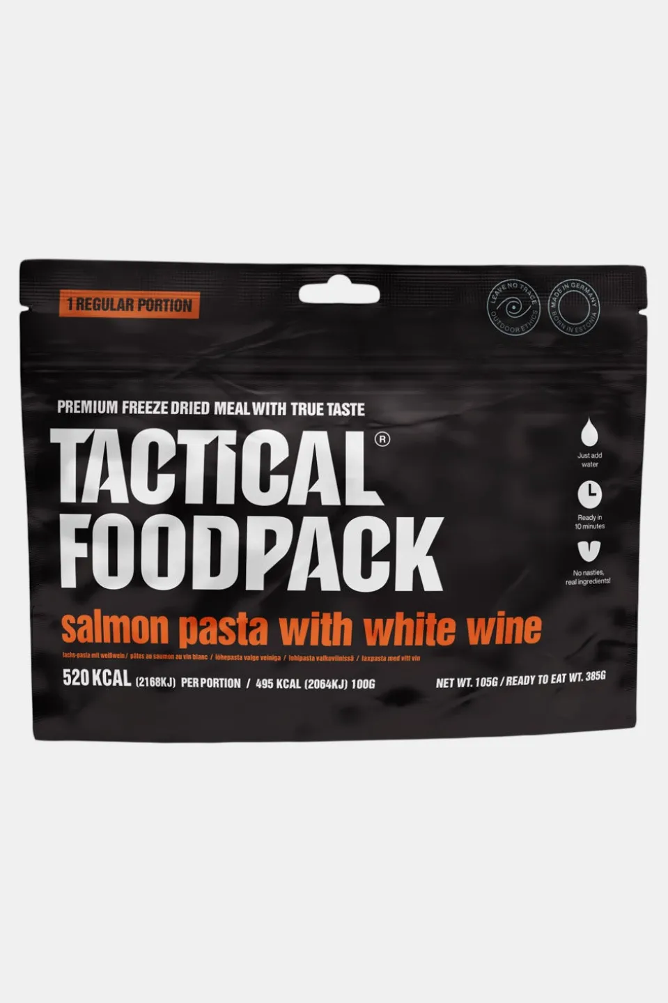 Tactical Foodpack Salmon Pasta With White Wine Maaltijd