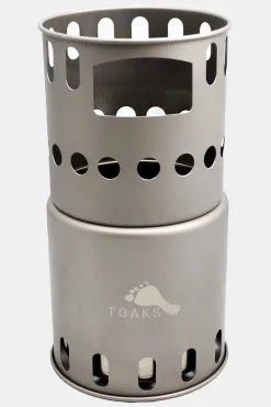 TOAKS Titanium Backpacking Wood Burning Stove STV-11