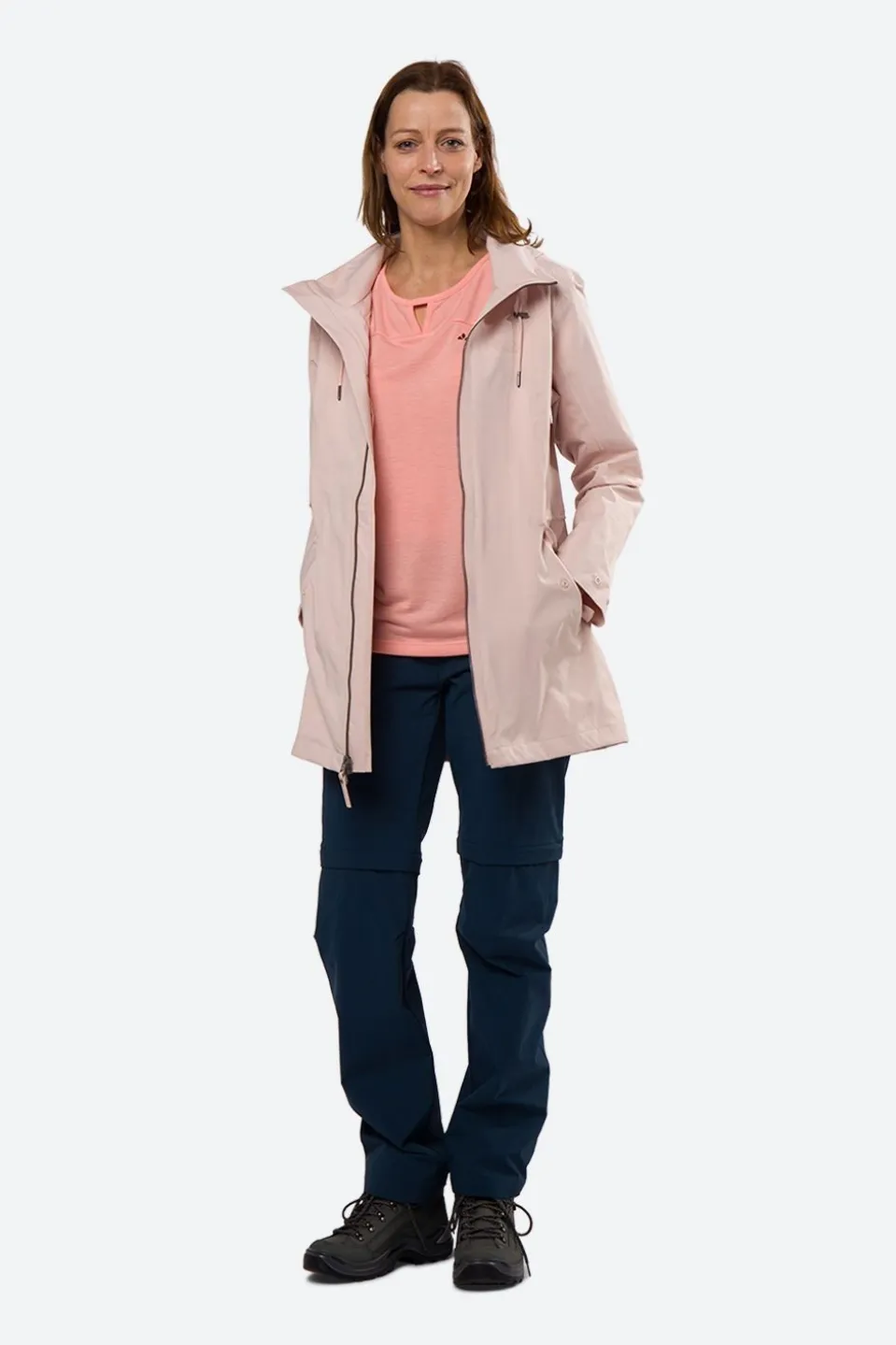 Vaude Farley II Stretch ZO Broek Regular Dames