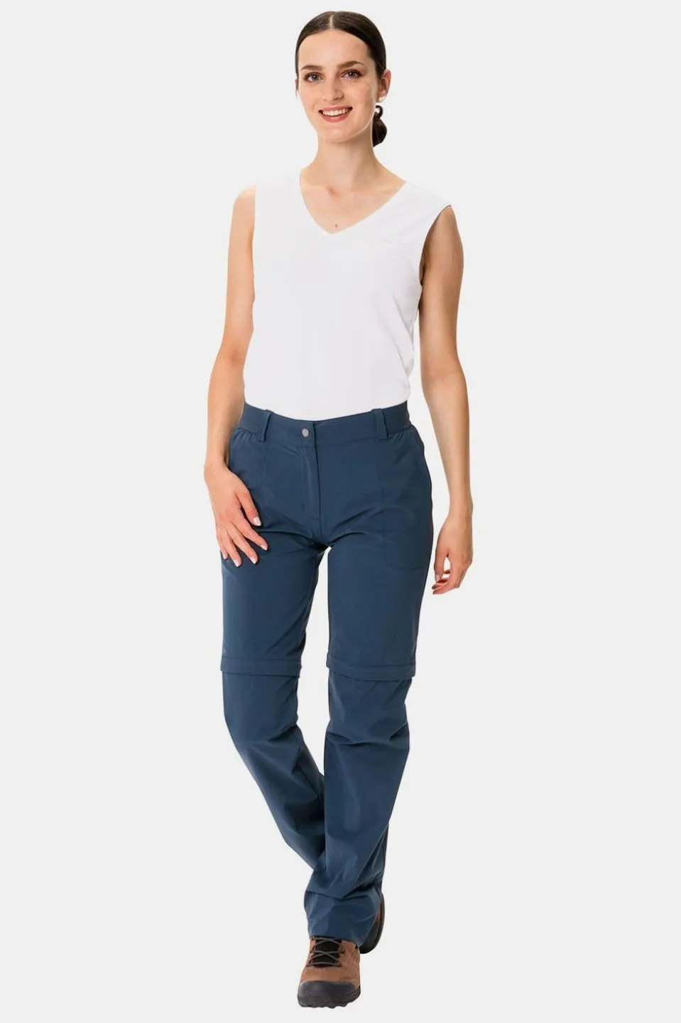 Vaude Farley II Stretch ZO Broek Short Dames
