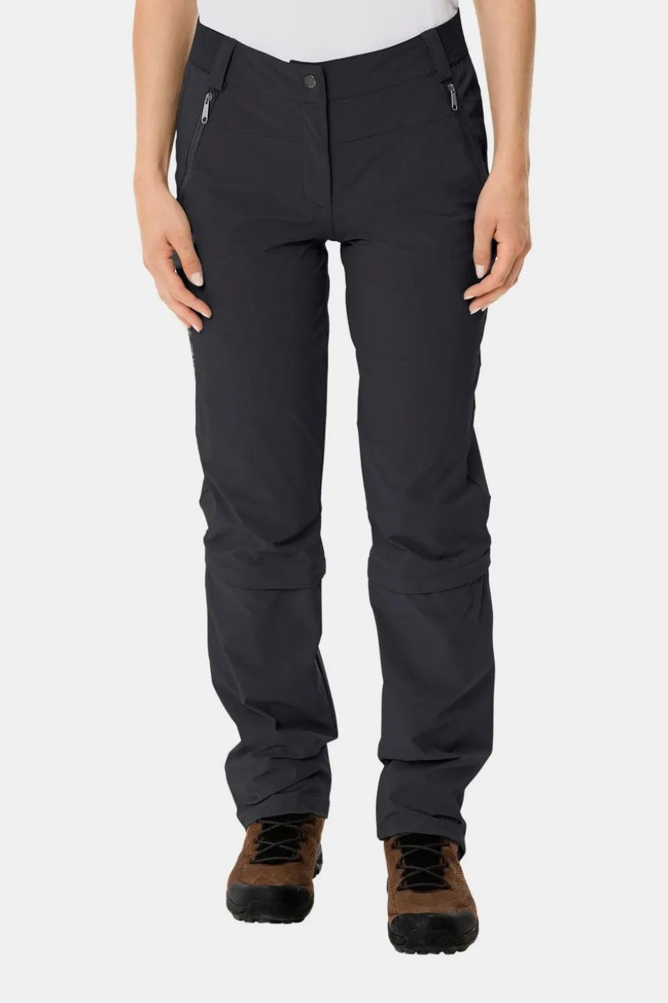 Vaude Farley Stretch Capri T-Zip III Afritsbroek Dames