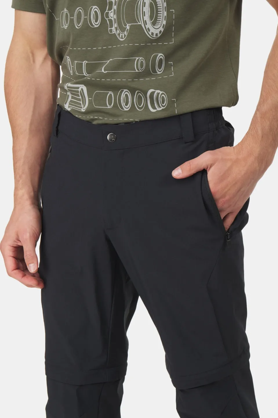Vaude Yaras ZO Afritsbroek Regular